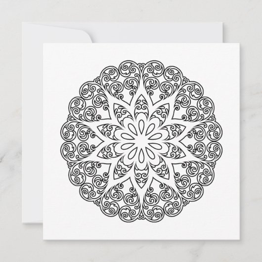 Color Your Own MANDALA - DIY Coloring Book 1 (正面)