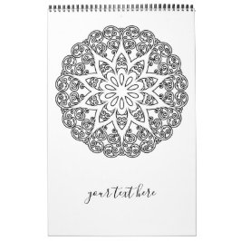 Color Your Own MANDALA - DIY Coloring Book 1 カレンダー