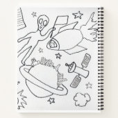 Color Your Own Space ノートブック (裏面)