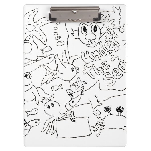 Color Your Own -"Under the Sea"写真 クリップボード (正面)