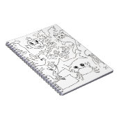 Color Your Own -"Under the Sea"写真 ノートブック (右側)