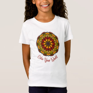 Color Your World Mandala Children's Tシャツ