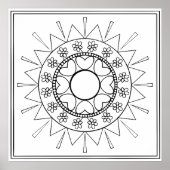 Color Yourself Mandala ポスター (正面)