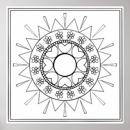 Color Yourself Mandala ポスター