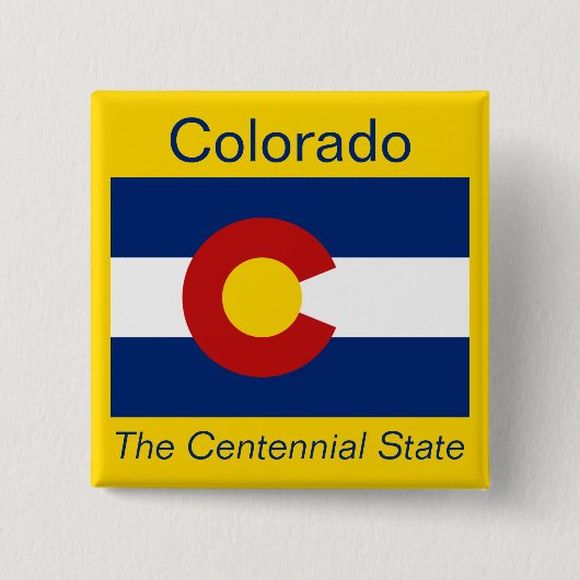 Coloradanフラグボタン 缶バッジ (正面)