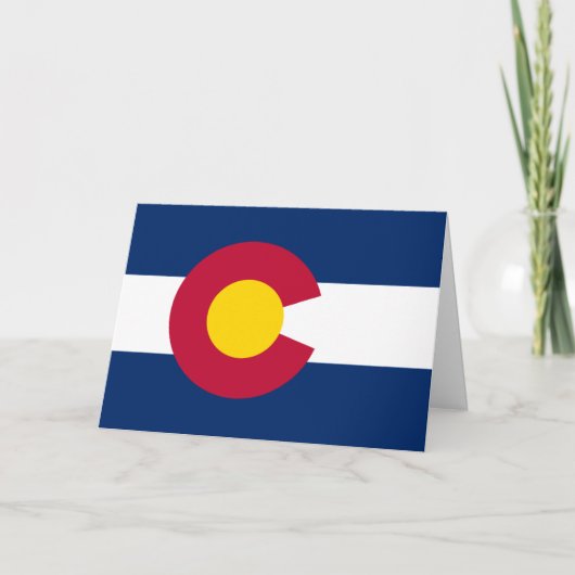Coloradan Flag, Flag of Colorado カード (正面)