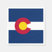 Coloradan Flag, Flag of Colorado スタンダードカクテルナプキン (正面)