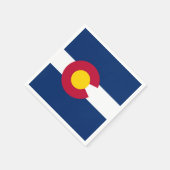 Coloradan Flag, Flag of Colorado スタンダードカクテルナプキン (角)