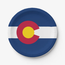Coloradan Flag, Flag of Colorado ペーパープレート