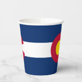 Coloradan Flag, Flag of Colorado 紙コップ (左)