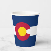 Coloradan Flag, Flag of Colorado 紙コップ (正面)