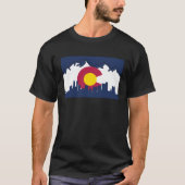Colorado and Denver Skyline Tシャツ (正面)