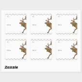 Colorado Animals Holiday Sticker スクエアシール (シート)