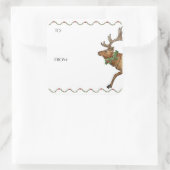 Colorado Animals Holiday Sticker スクエアシール (バッグ)