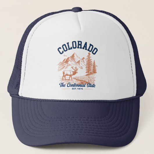 Colorado Centennial State  | Deer & Mountain キャップ (正面)