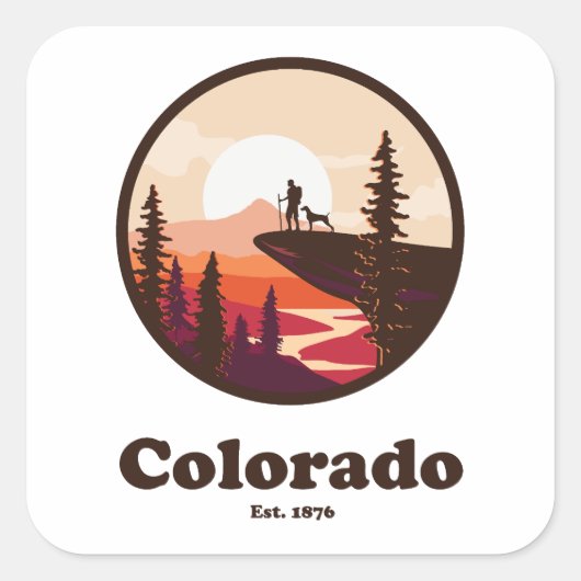 Colorado Est 1876 スクエアシール (正面)