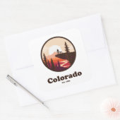 Colorado Est 1876 スクエアシール (封筒)