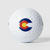 Colorado Flag ゴルフボール (正面)