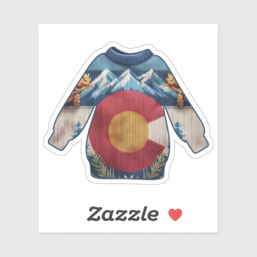 Colorado Flag Sweater シール (シート)