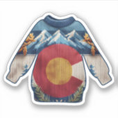 Colorado Flag Sweater シール (正面)