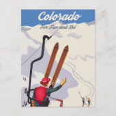 Colorado for Fun and Ski ポストカード (正面)