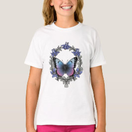 Colorado Hairstreak Butterfly And Blue Columbine  Tシャツ