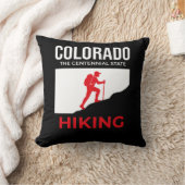 Colorado Hiking – The Centennial State USA クッション (ブランケット)