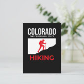Colorado Hiking – The Centennial State USA ポストカード (スタンド正面)