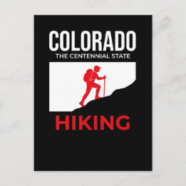Colorado Hiking – The Centennial State USA ポストカード