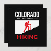 Colorado Hiking – The Centennial State USA 招待状 (正面/裏面)