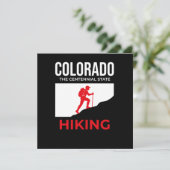 Colorado Hiking – The Centennial State USA 招待状 (スタンド正面)