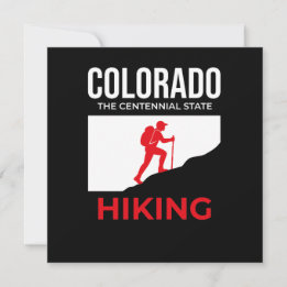 Colorado Hiking – The Centennial State USA 招待状