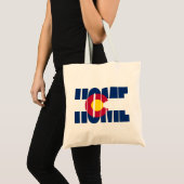 Colorado Home - State Flag トートバッグ (正面(商品))