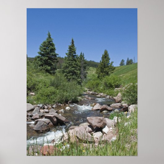 Colorado Mountain Stream ポスター (正面)