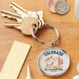 Colorado Mountain | The Centennial State Souvenir キーホルダー