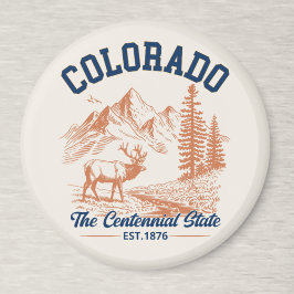 Colorado Mountain | The Centennial State Souvenir マグネット