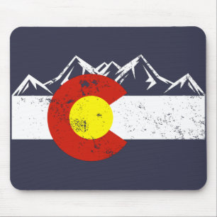 Colorado Mountains Vintage マウスパッド