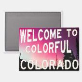Colorado Northern Lights Bells Magnet マグネット (正面/裏面)
