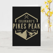 Colorado Pikes Peak  カード (黄色い花)