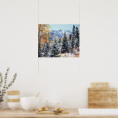 Colorado, San Juan Mountains, First snow ポスター (キッチン)