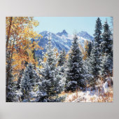 Colorado, San Juan Mountains, First snow ポスター (正面)