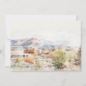 Colorado Springs, Colorado Rehearsal Dinner 招待状 (裏面)