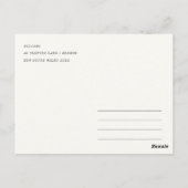 Colorado Springs, Colorado Watercolor Travel ポストカード (裏面)