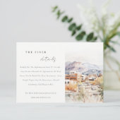 Colorado Springs, Colorado Wedding Details エンクロージャーカード (スタンド正面)
