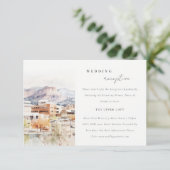 Colorado Springs, Colorado Wedding Reception エンクロージャーカード (スタンド正面)