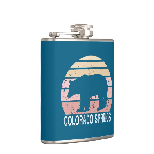 Colorado Springs Retro Bear フラスク (右)
