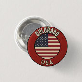 Colorado United States 缶バッジ (正面&裏面)