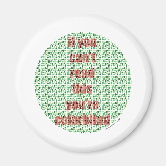 Colorblindテスト マグネット (正面)