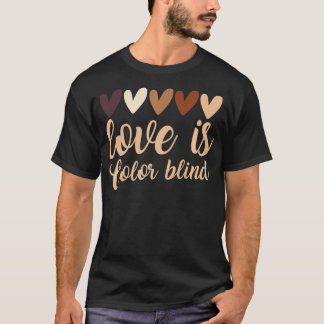 Colorblind Color Blind Loveのおもしろいを受け付けおもしろい Tシャツ