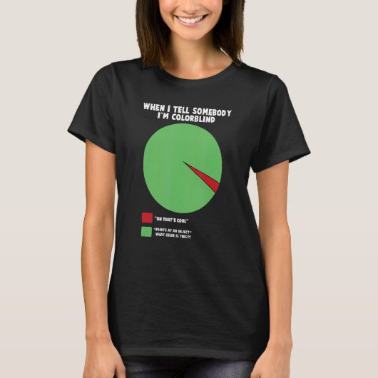 Colorblind Color Blind Loveのおもしろい7 Tシャツ (正面)